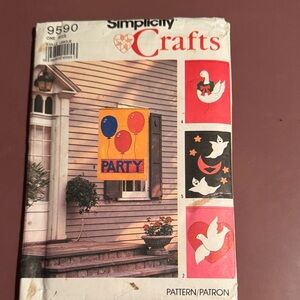 Simplicity Crafts #959010 Flags/Banners Pattern